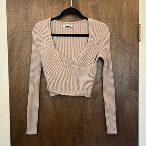 Abercrombie & Fitch Wrap Sweater size M